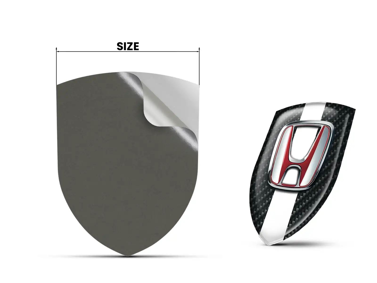Honda Windschutzaufkleber Stil Edition Hochwertig